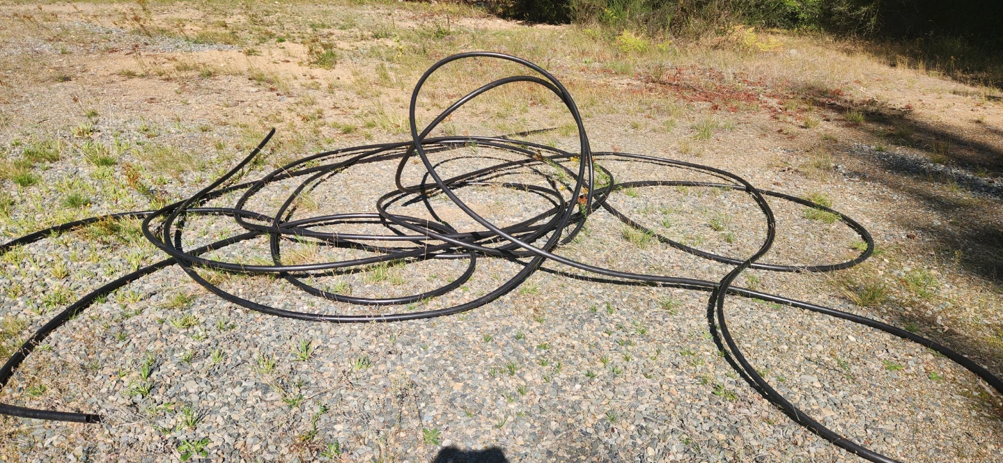 25mm Black Irrigation Poly Tubing