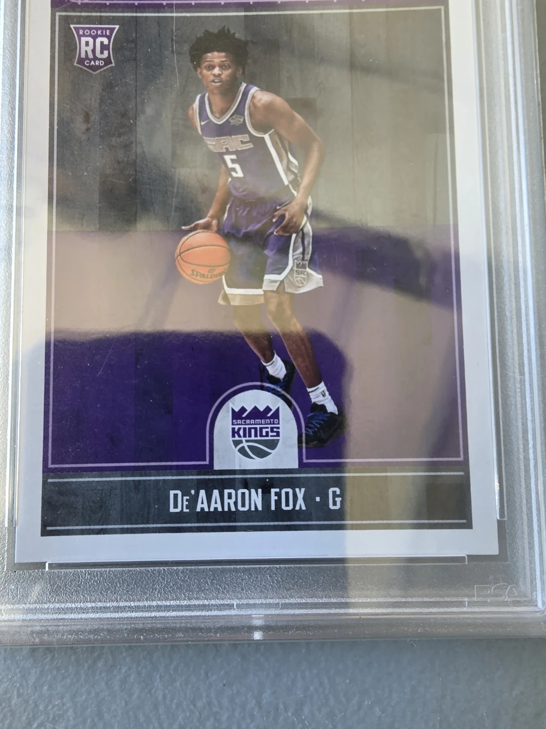 2017 Panini Hoops De'Aaron Fox Rookie Card PSA 10 - photo 3