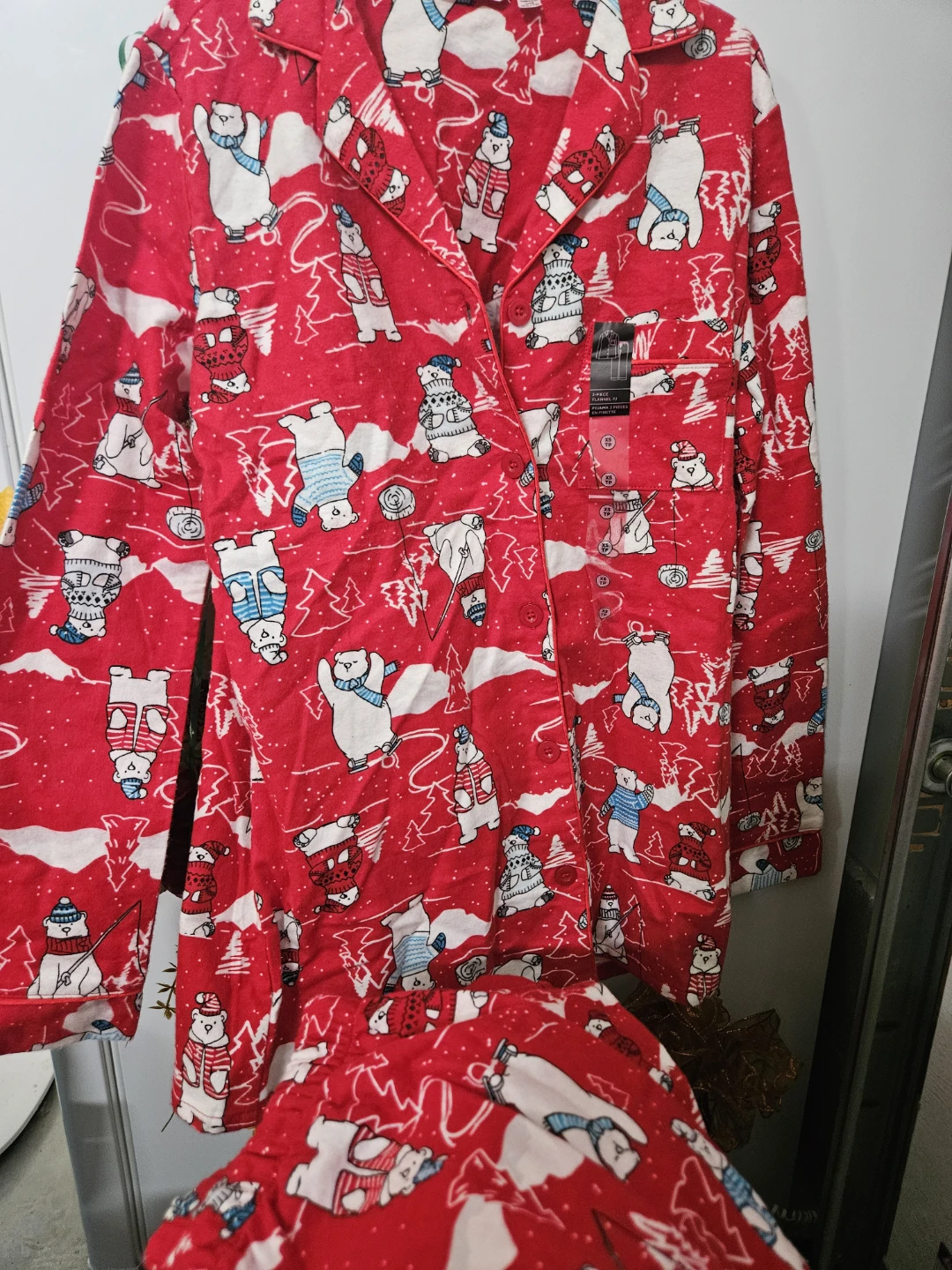 New 2-Piece Flannel Pajama Set - XS