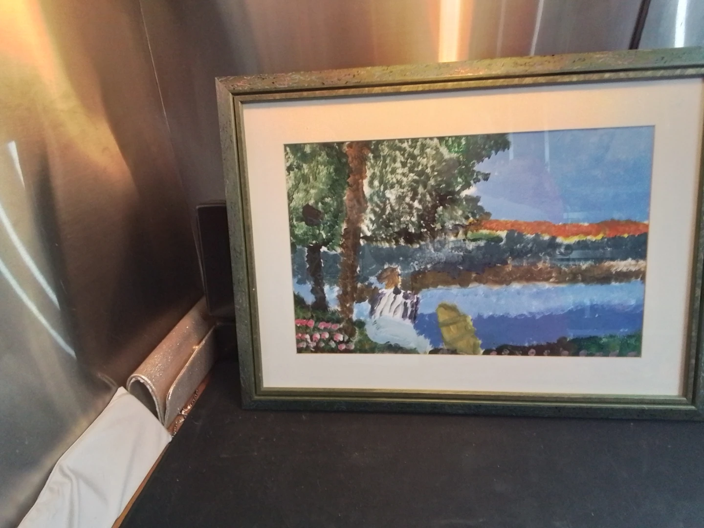 Impressionist Landscape Textured Painting by Rebecca Cherniak