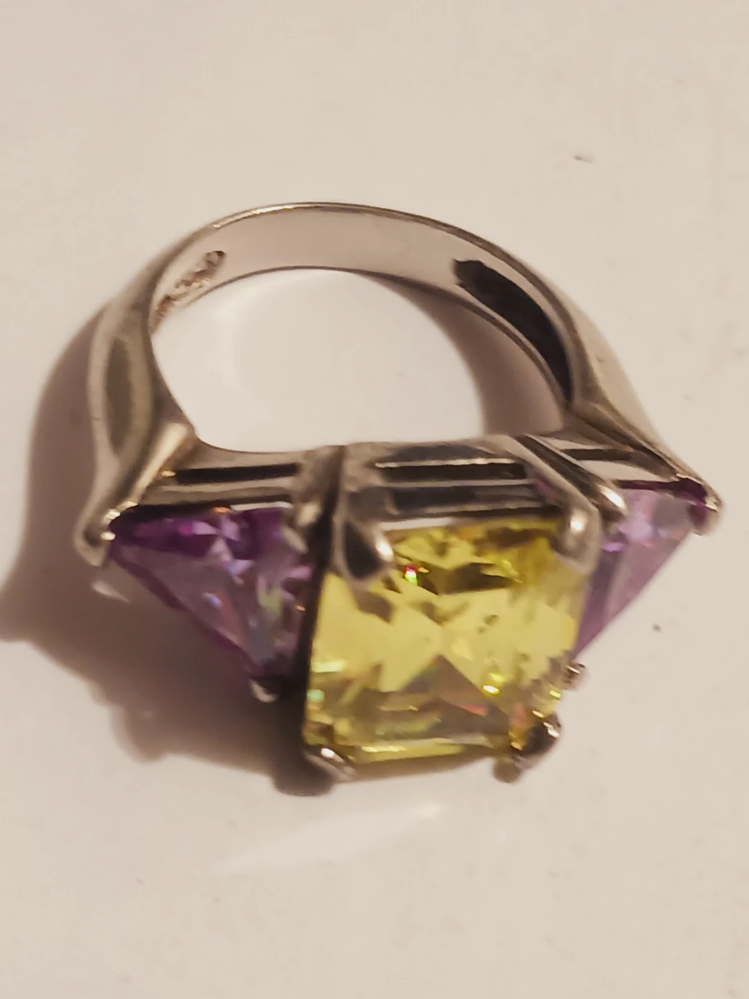 Beautiful Sterling Silver 925 Gemstones Ring. 7. - photo 2