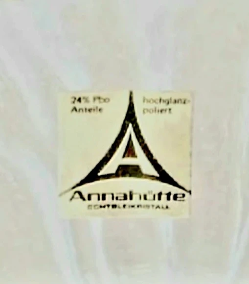 German Annahutte Crystal Serving Tray - photo 5