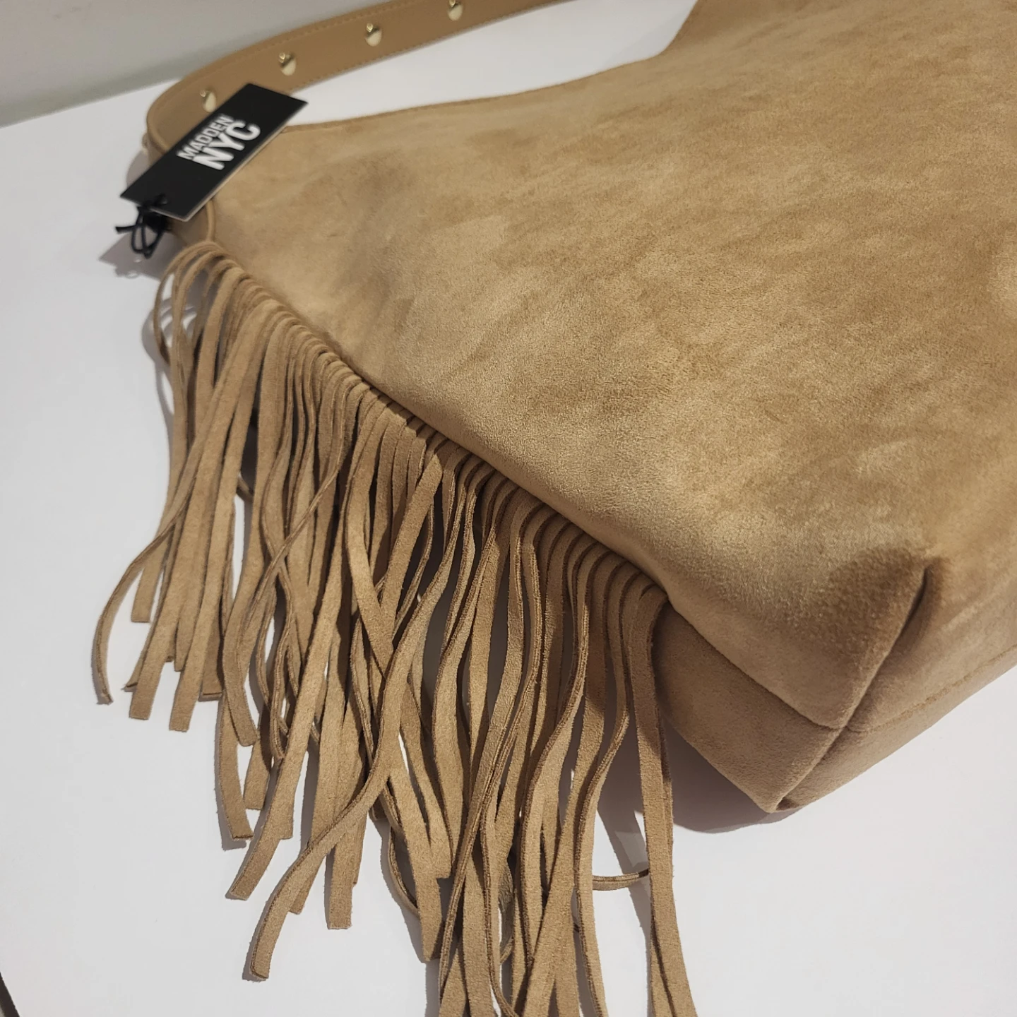 Madden NYC Fringe Suede Shoulder Bag - photo 4