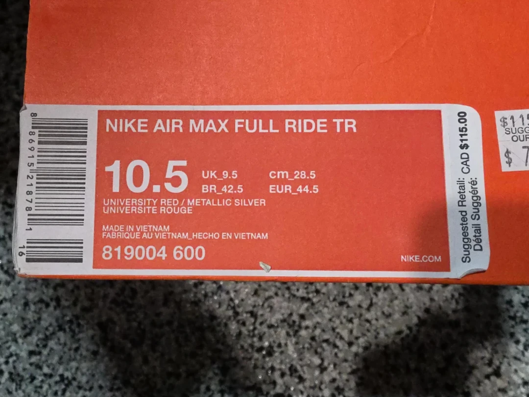 Nike Air Max Full Ride TR Shoes - Size 10.5 - photo 4