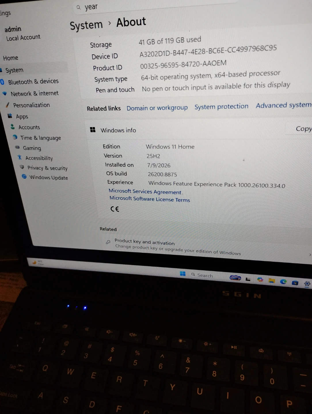 SGIN Laptop - photo 3