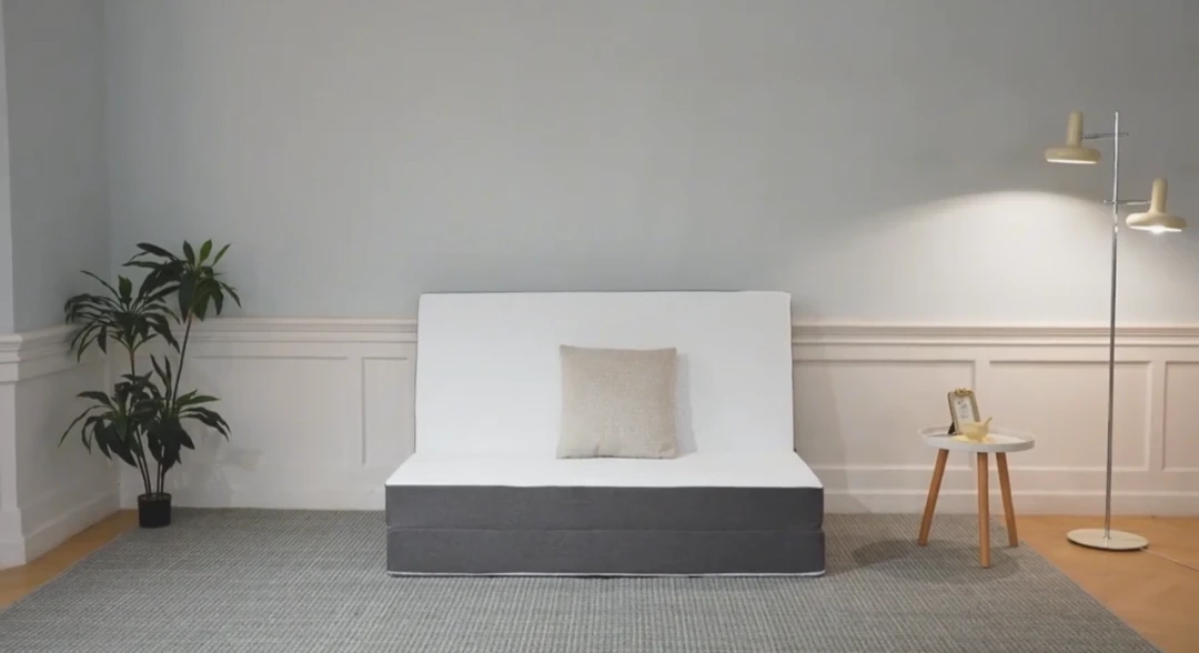 6-inch Folding Memory Foam Mattress/Travel Mattress, QUEEN - photo 3