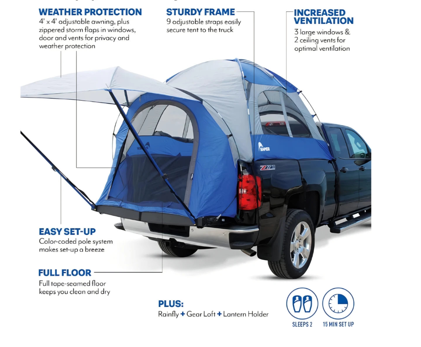 Napier Sportz truck tent - photo 2