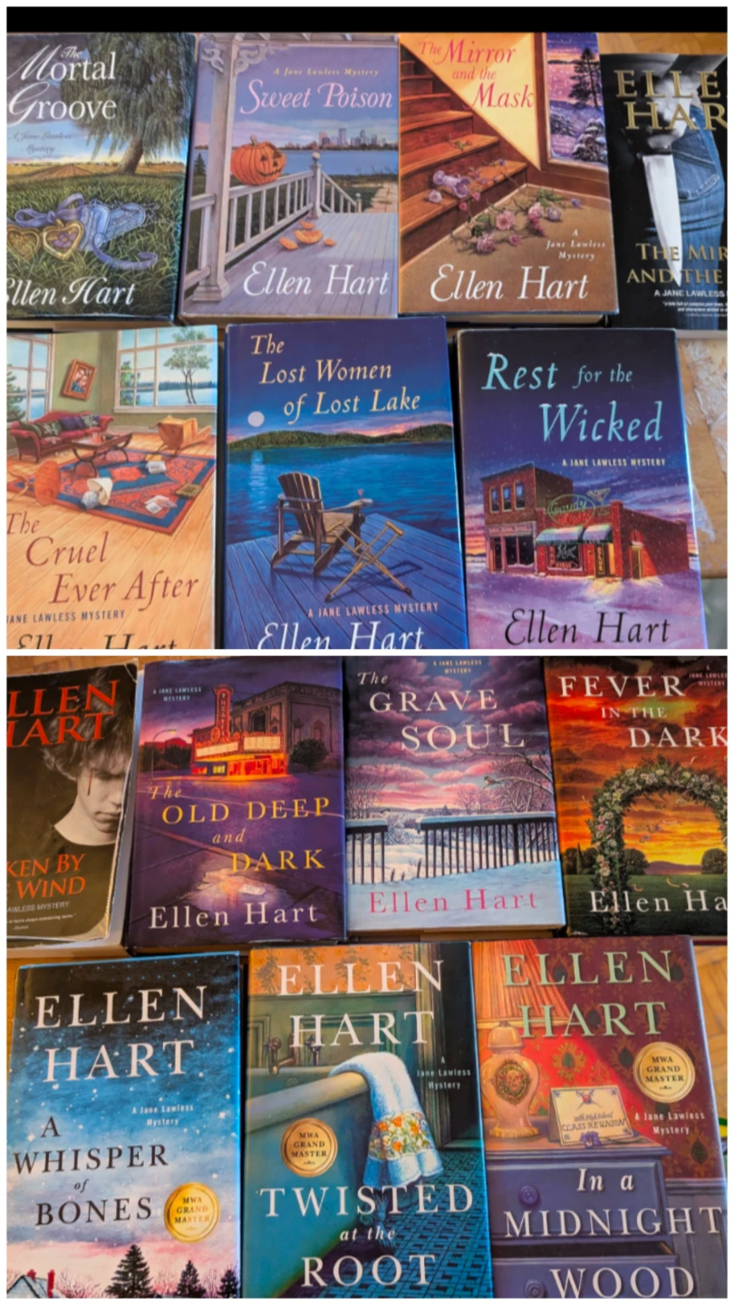 Collection of 27 Jane Lawless Mystery Novels by Ellen Hart - photo 2