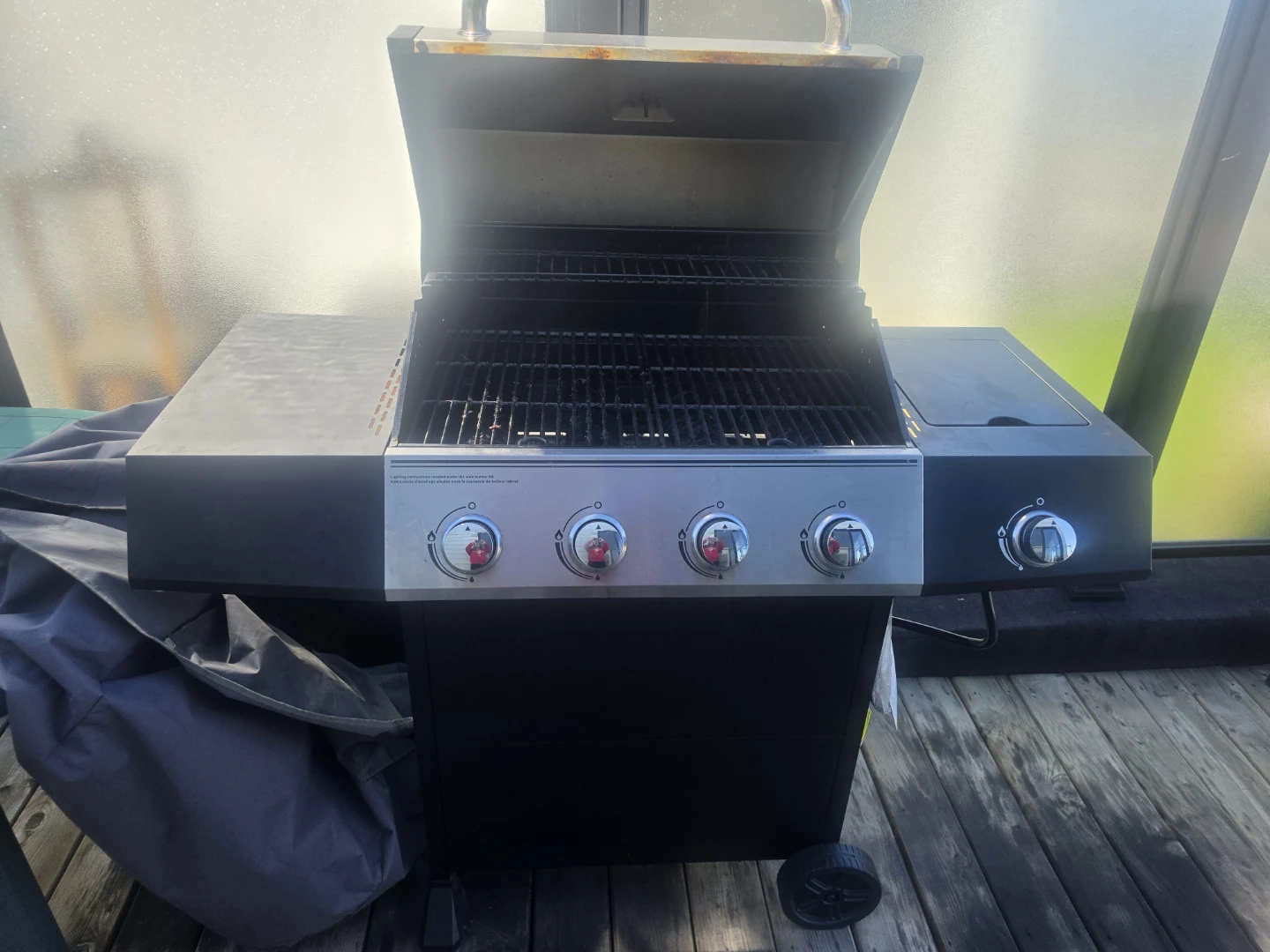 Expert Grill 4-Burner Gas BBQ with Cover