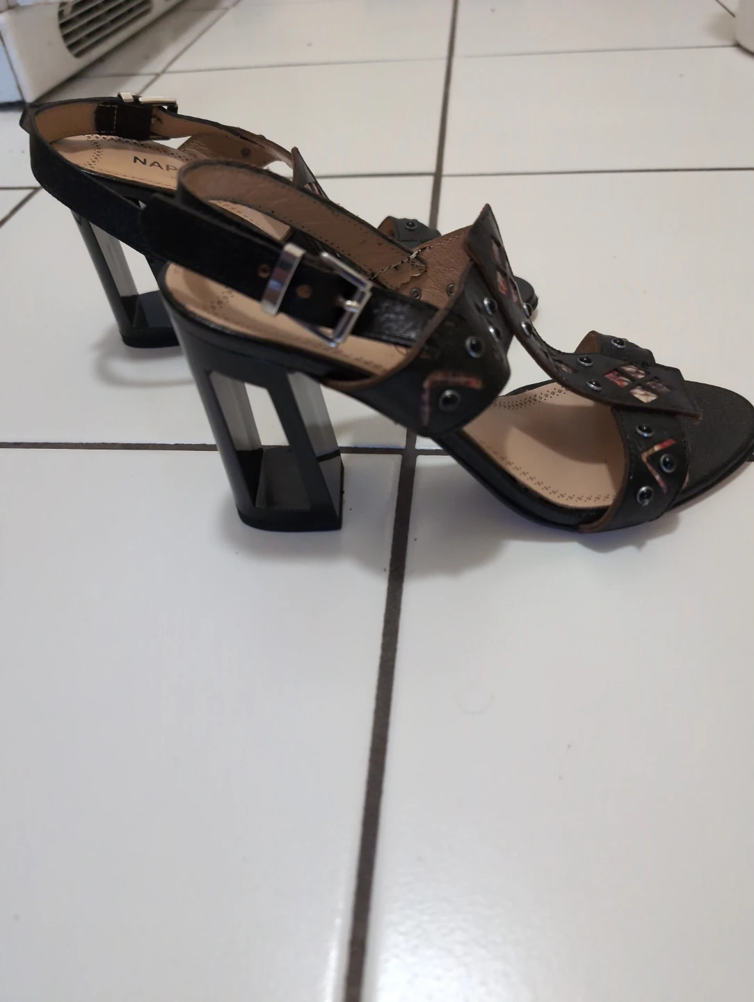 NAPOLEON Women's Black Heeled Sandals - photo 2