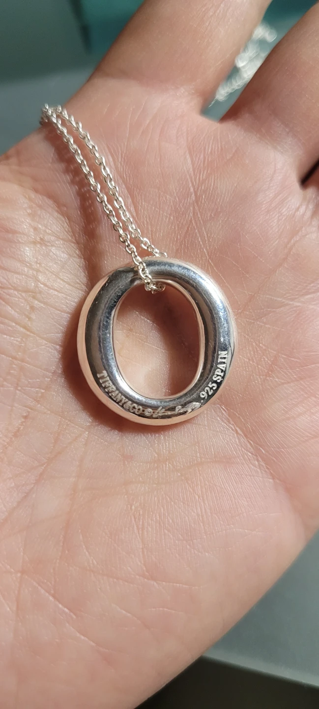 Tiffany & Co. Sterling Silver Circle Necklace - photo 2