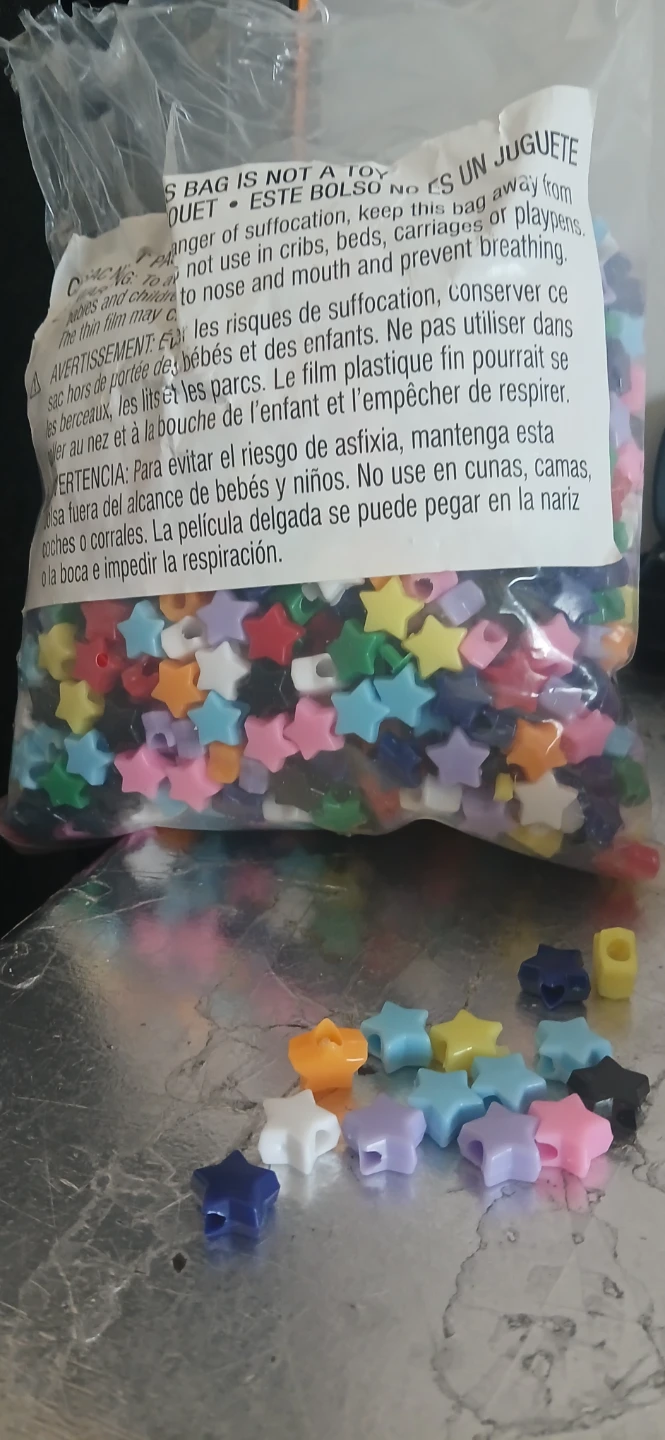 Creatology Star-Shaped Pony Beads 1lb Bag - photo 3