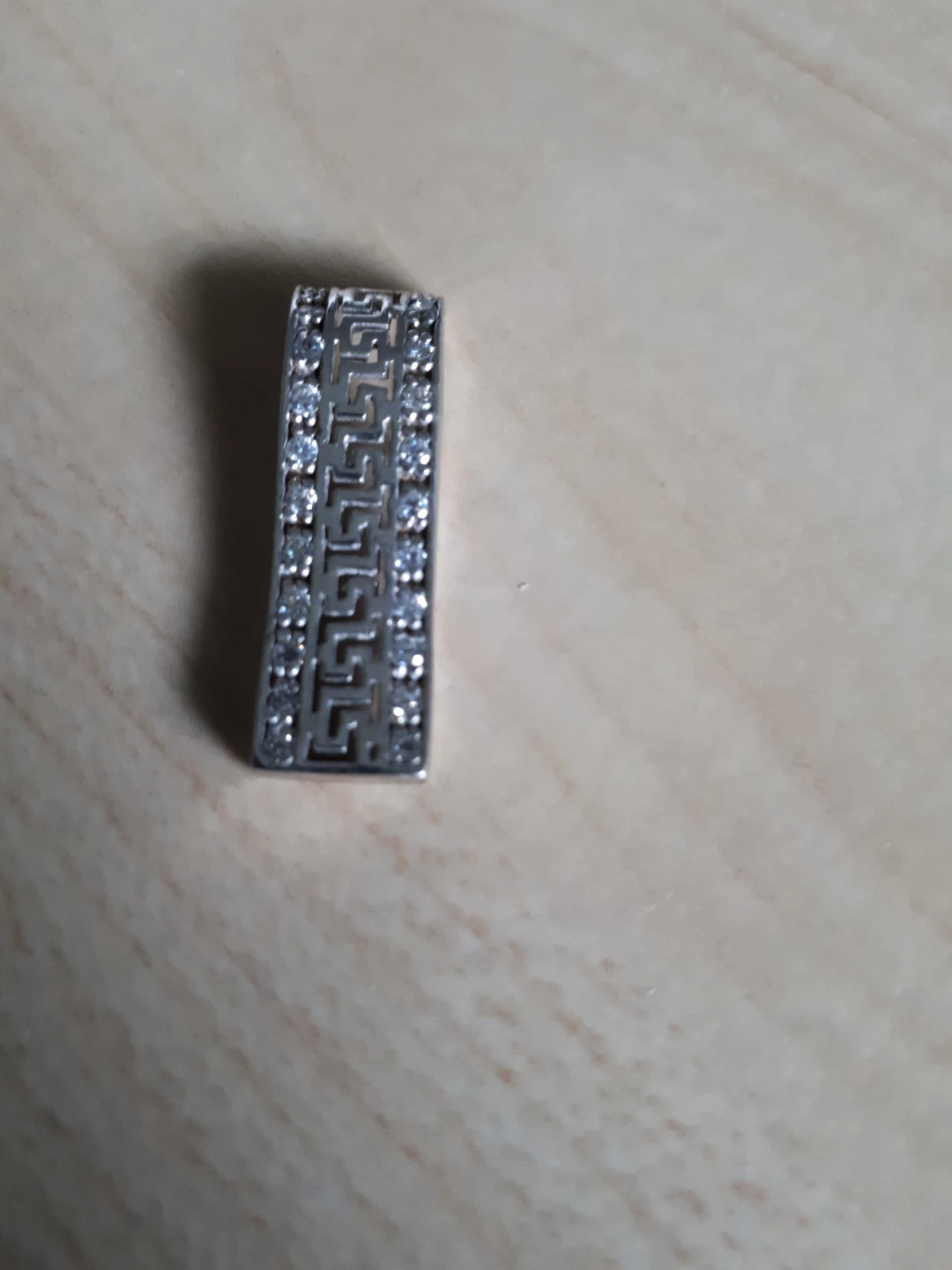 Versace Style Greek Key Pendant