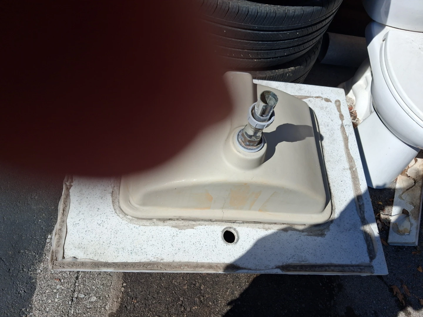 White Sink with Pedestal Base - photo 3