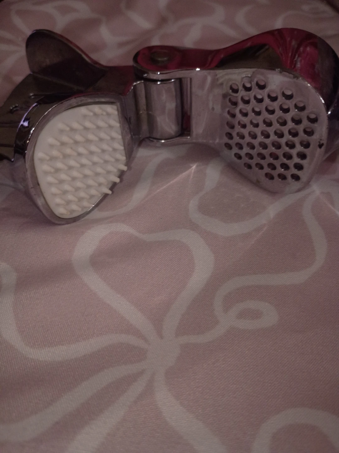 Chrome Garlic Press