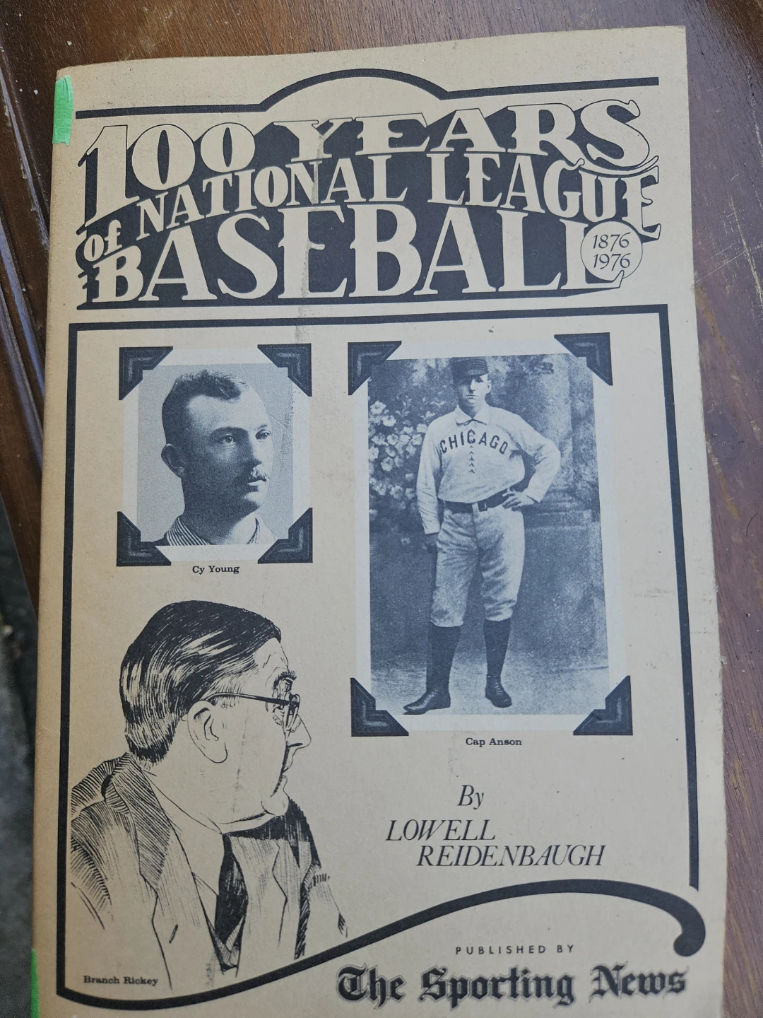 100 Years of National League Baseball 1876-1976 Book - photo 2