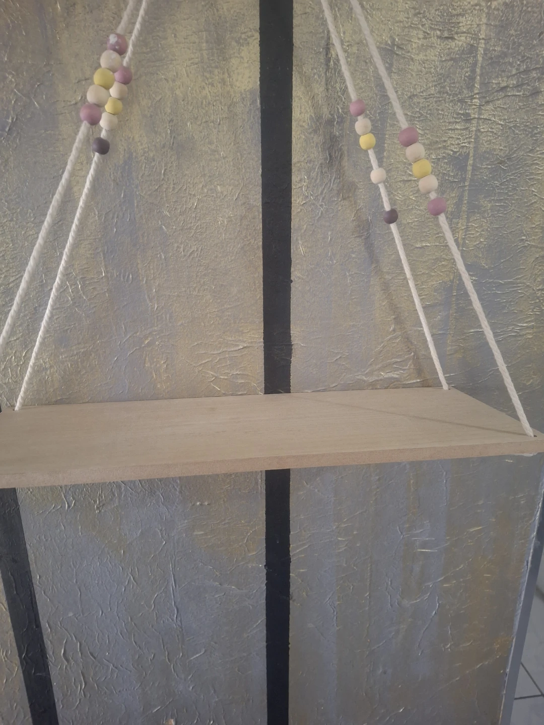 Hanging Shelf with Beads