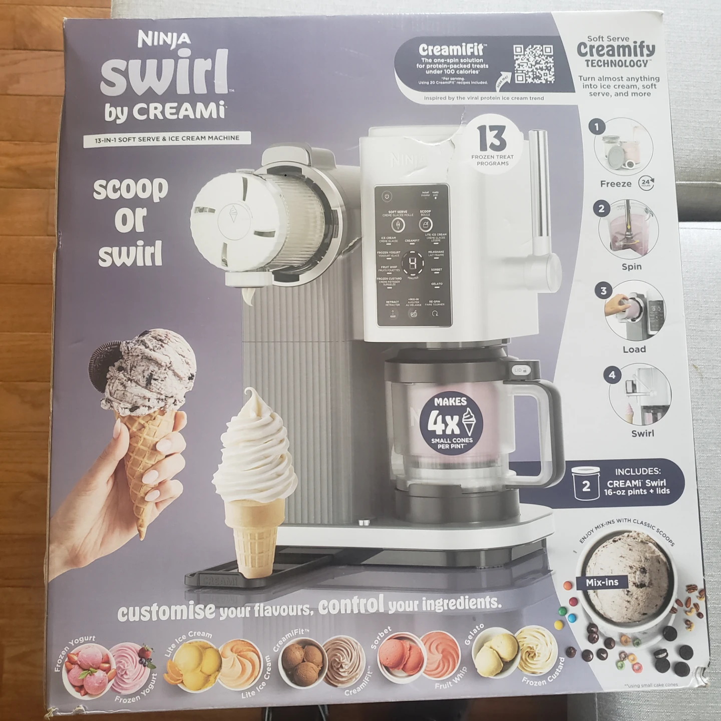Ninja Swirl by CREAMi 13-in-1 Ice Cream Machine