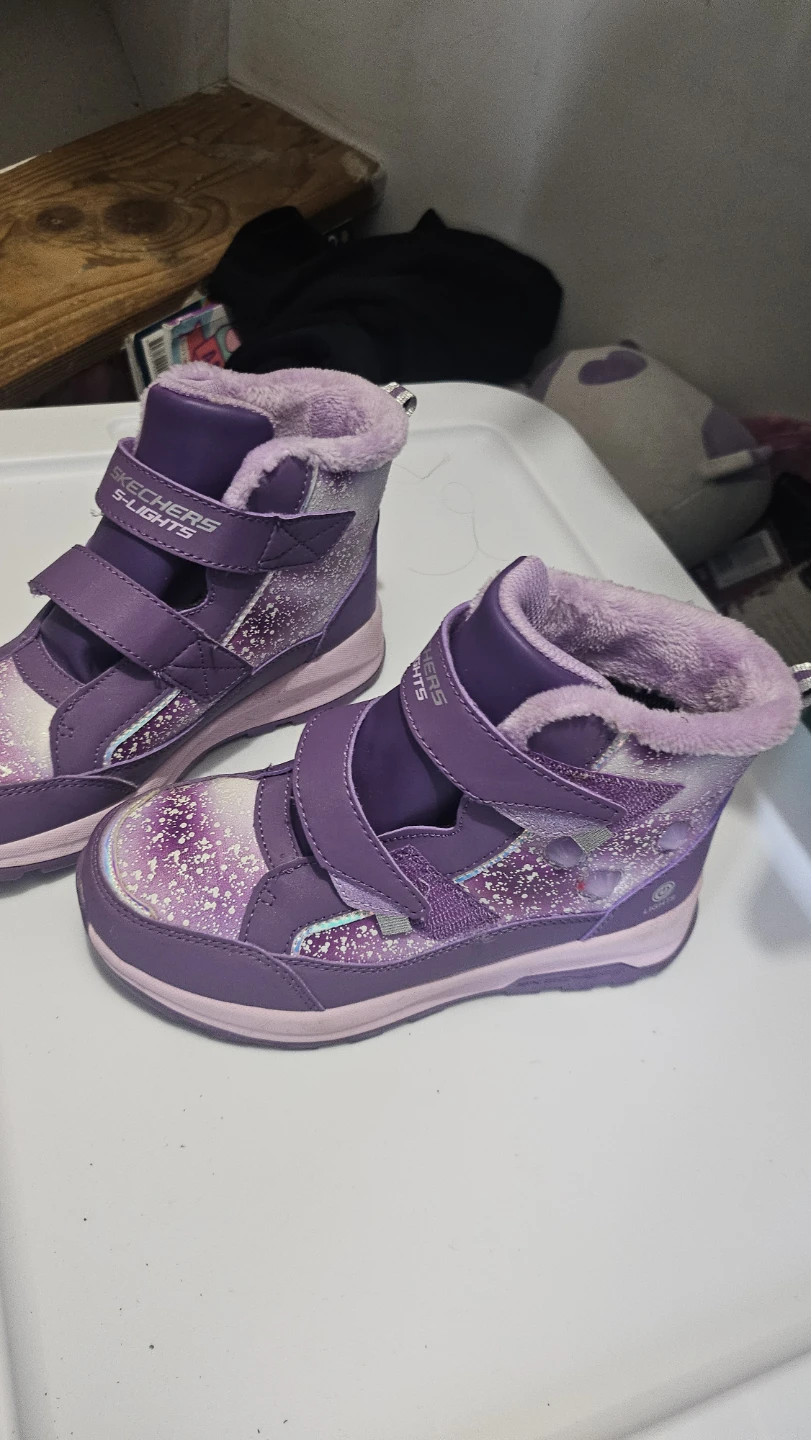 Skechers S-Lights Purple Boots - photo 3