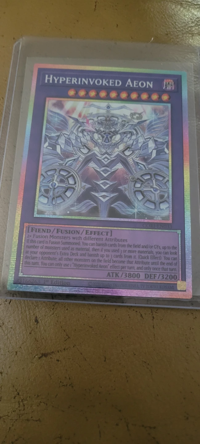 Hyperinvoked Aeon Yu-Gi-Oh! Trading Card