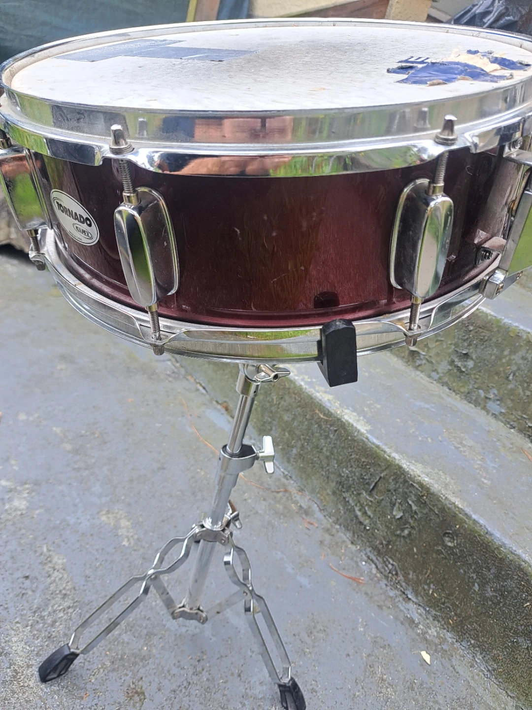 ☆☆ tom/ snare drum- w/ stand~~ by mapex - photo 2