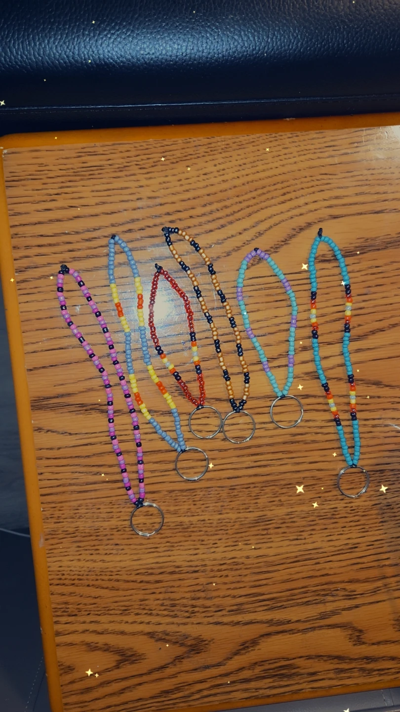 Handmade Beaded Keychains