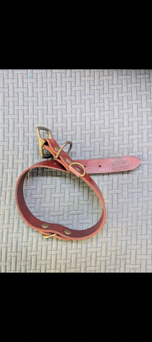 Pip Robins Leather Dog Collar
