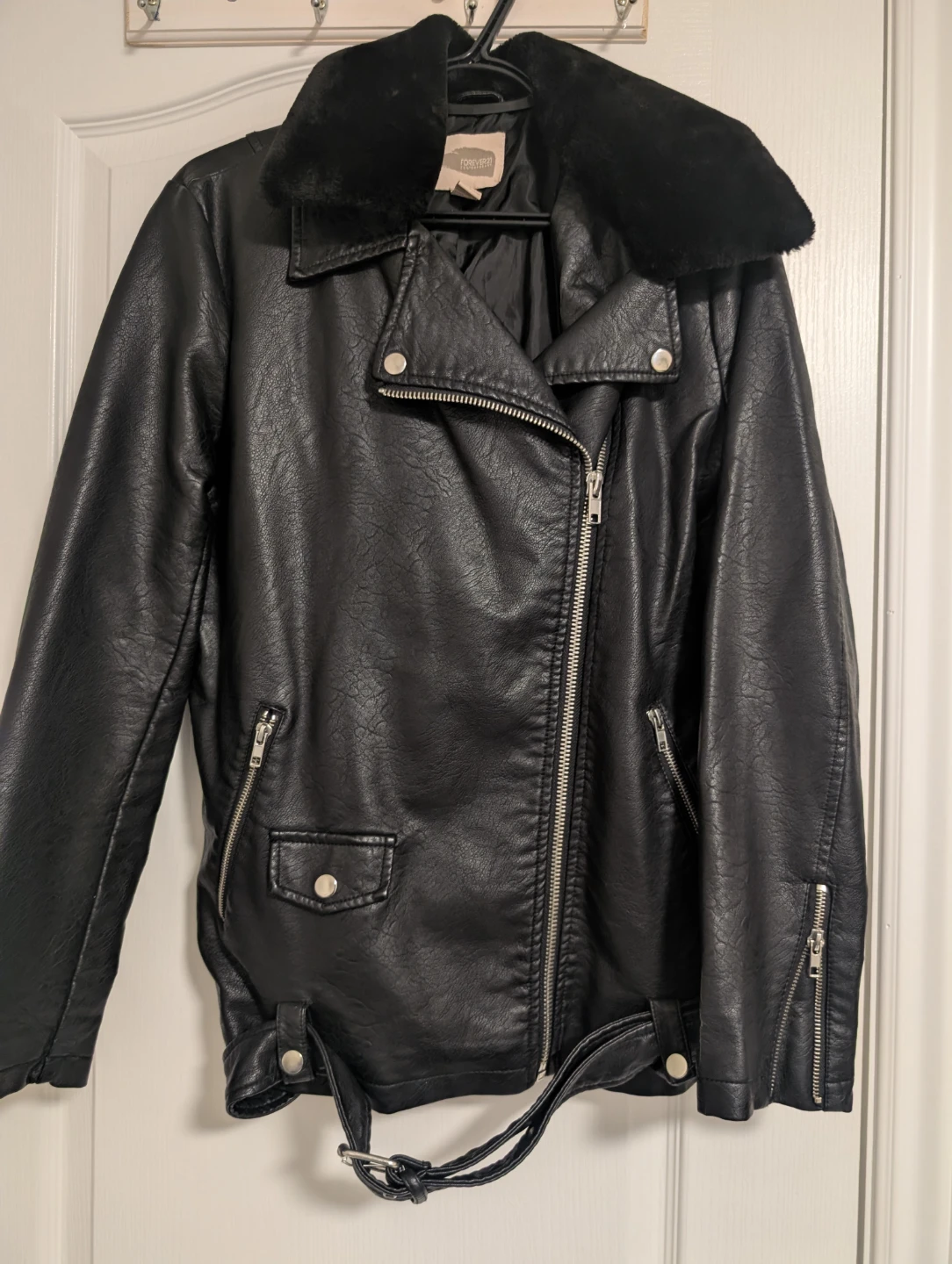Forever 21 Black Faux Leather Jacket - photo 2