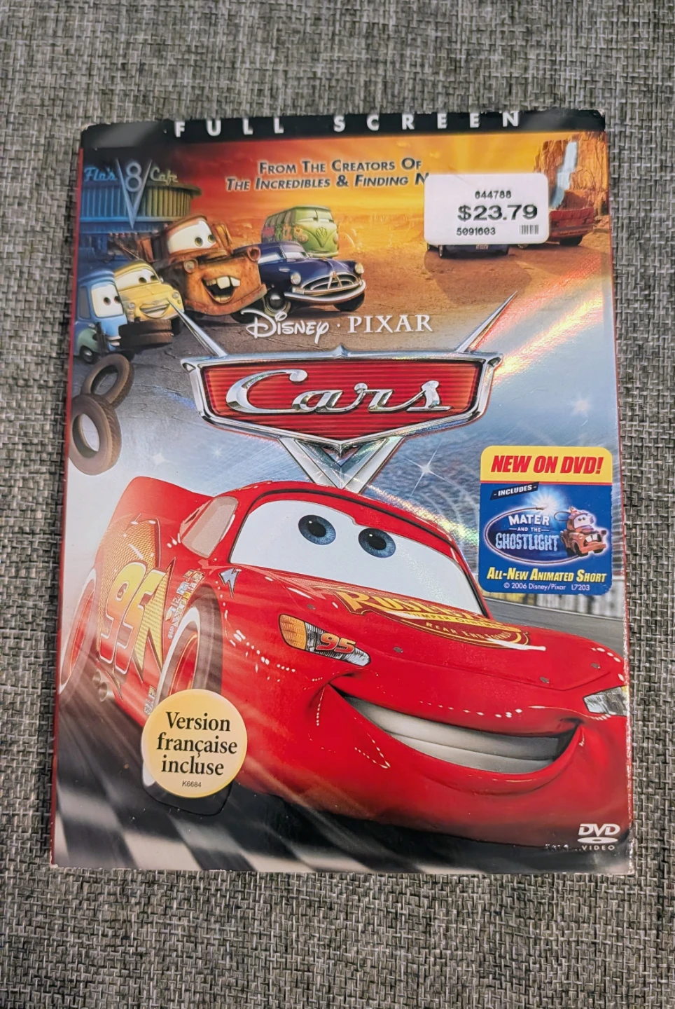 Disney Pixar Cars DVD Movie