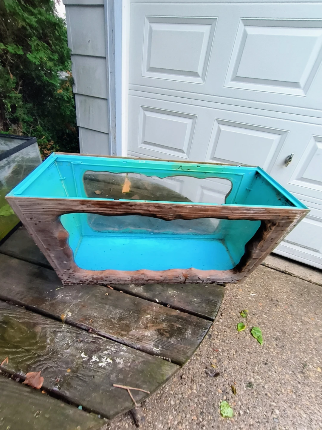 Old Terrarium 29 tall x 15 x 11 roughly