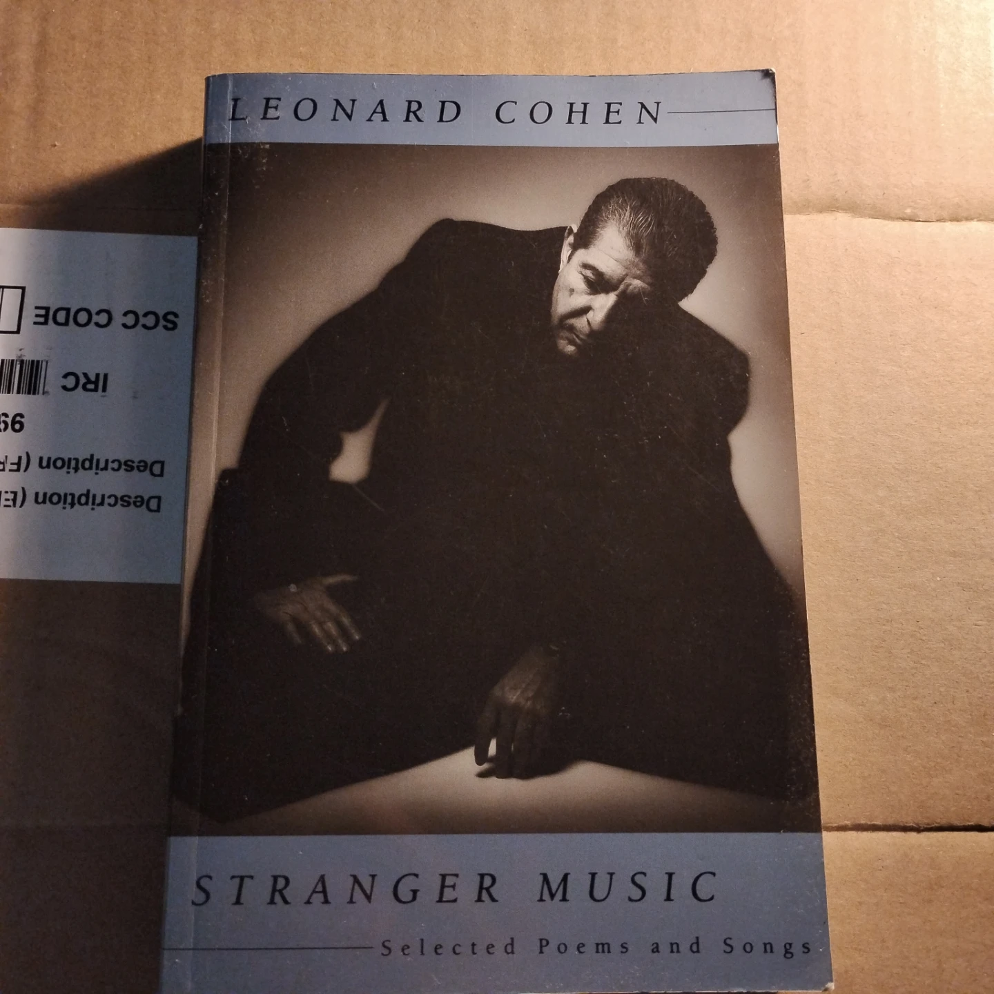 Leonard Cohen Stranger Music Selected Poems and Songs Book