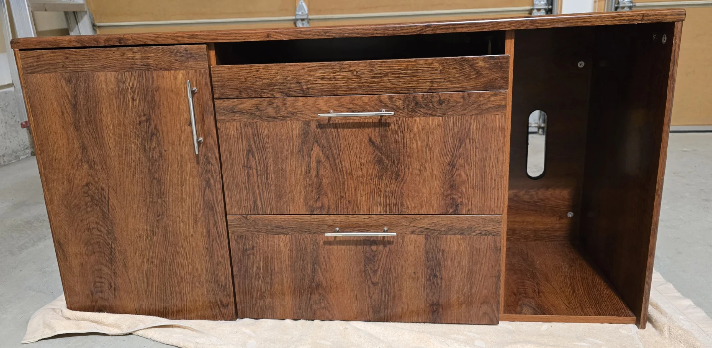 FREE Dark Wood TV Media Console - photo 4
