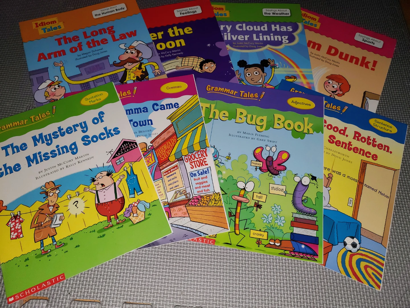 Scholastic Grammar Tales and Idiom Tales Books