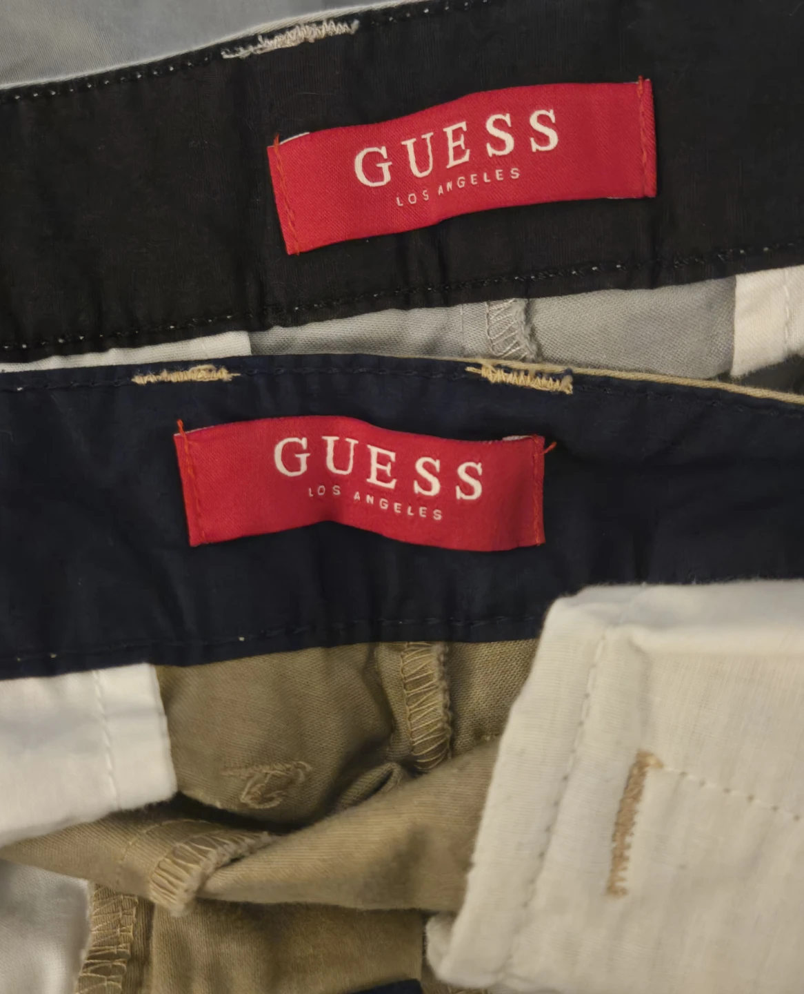 GUESS Men's Chinos. 36" x 30" Inseam. 2 pair. Grey, Khaki. EUC - photo 5