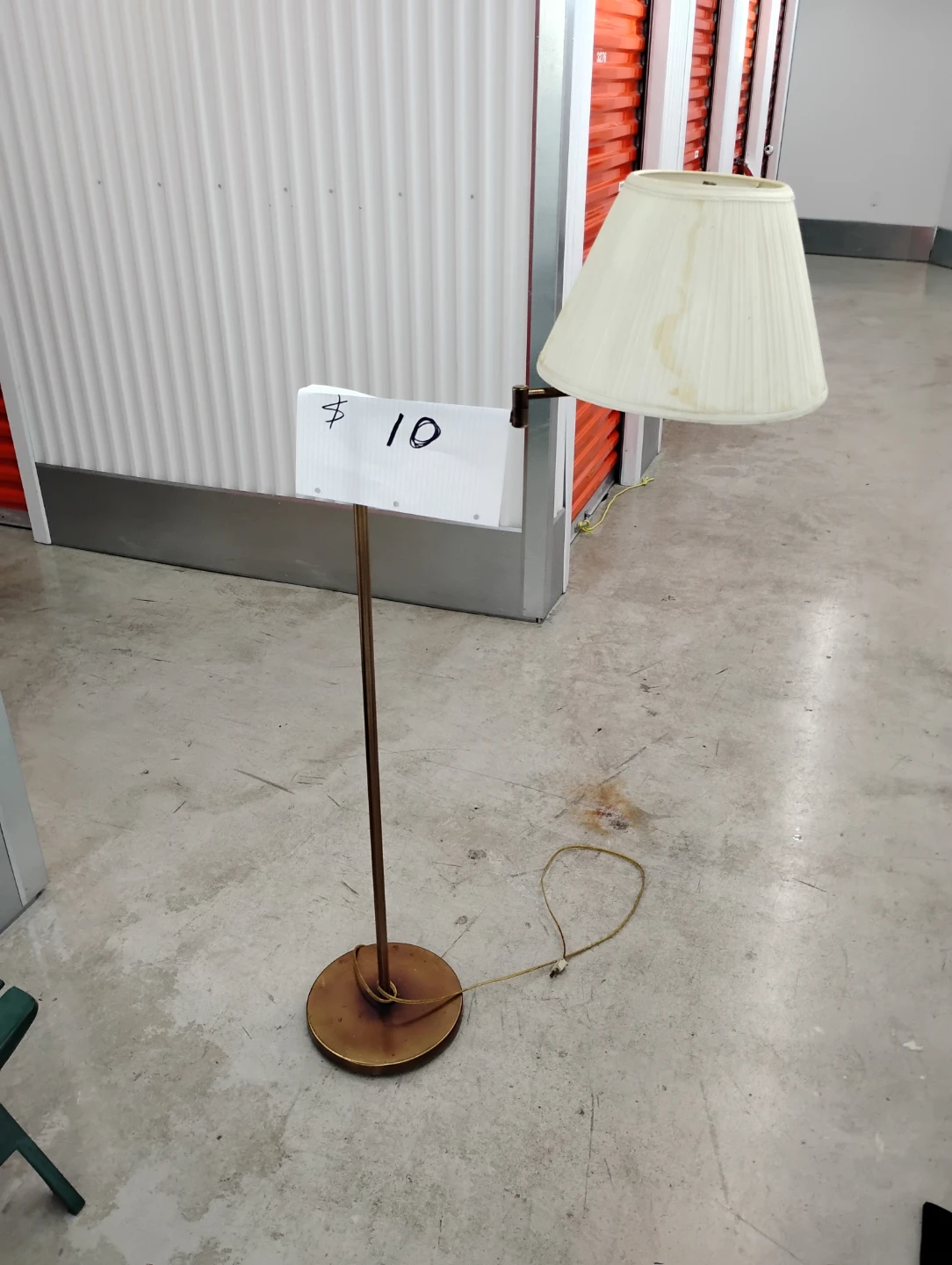 Adjustable Brass Floor Lamp