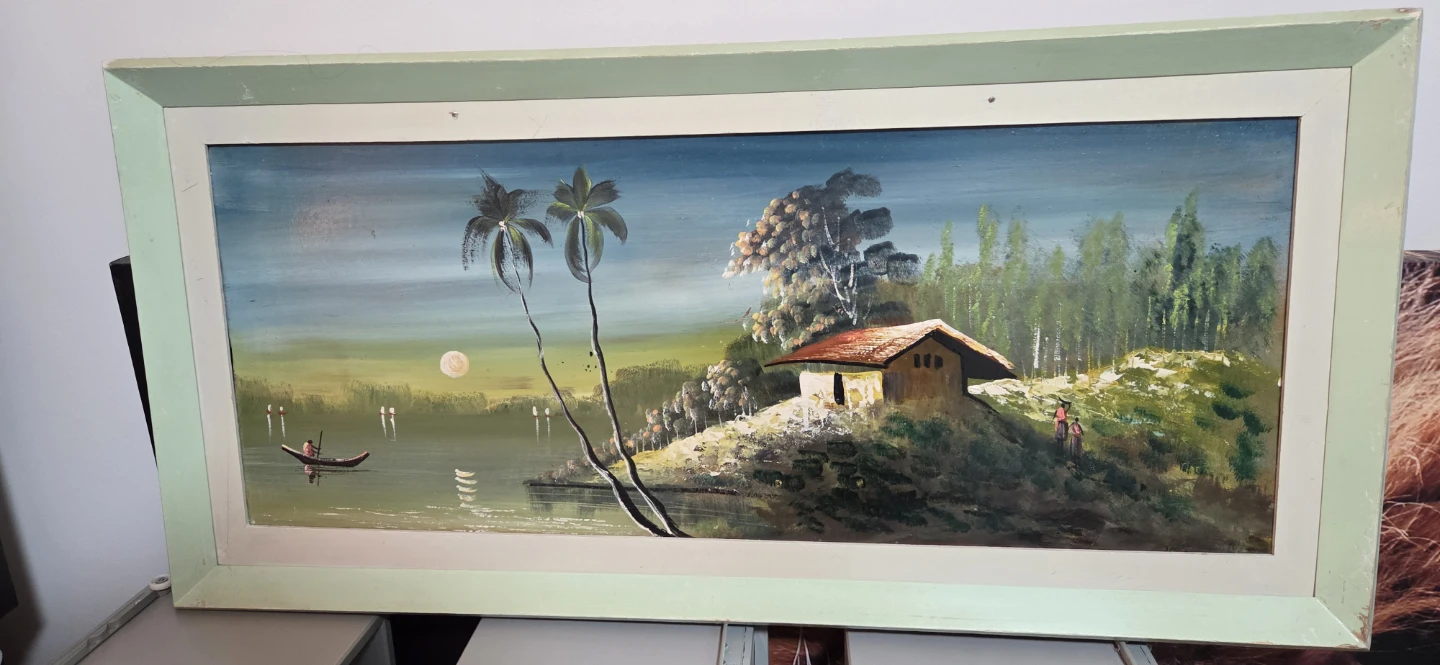 Framed Landscape Painting