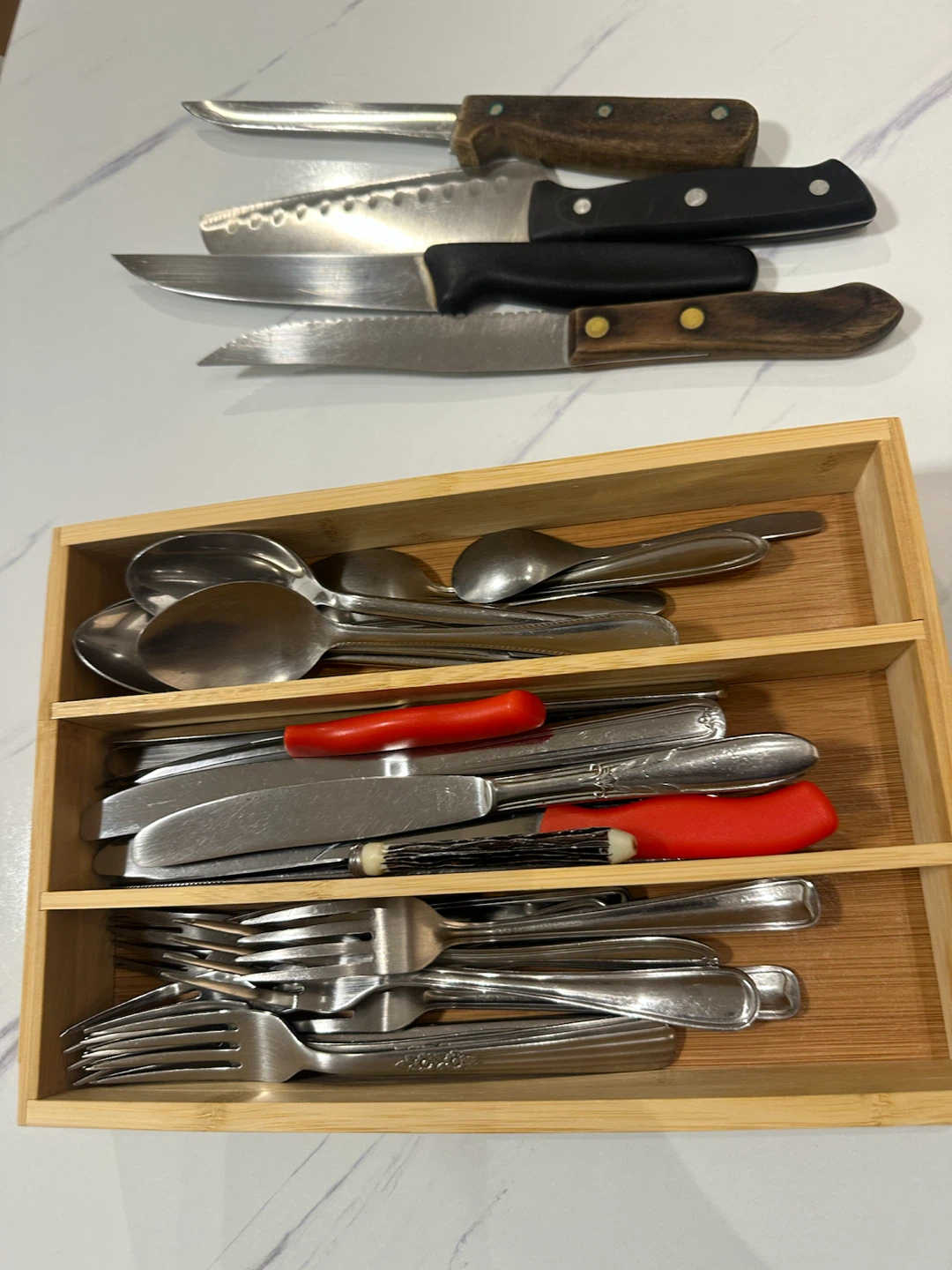 Assorted Cutlery Set with Bamboo Organizer - photo 3
