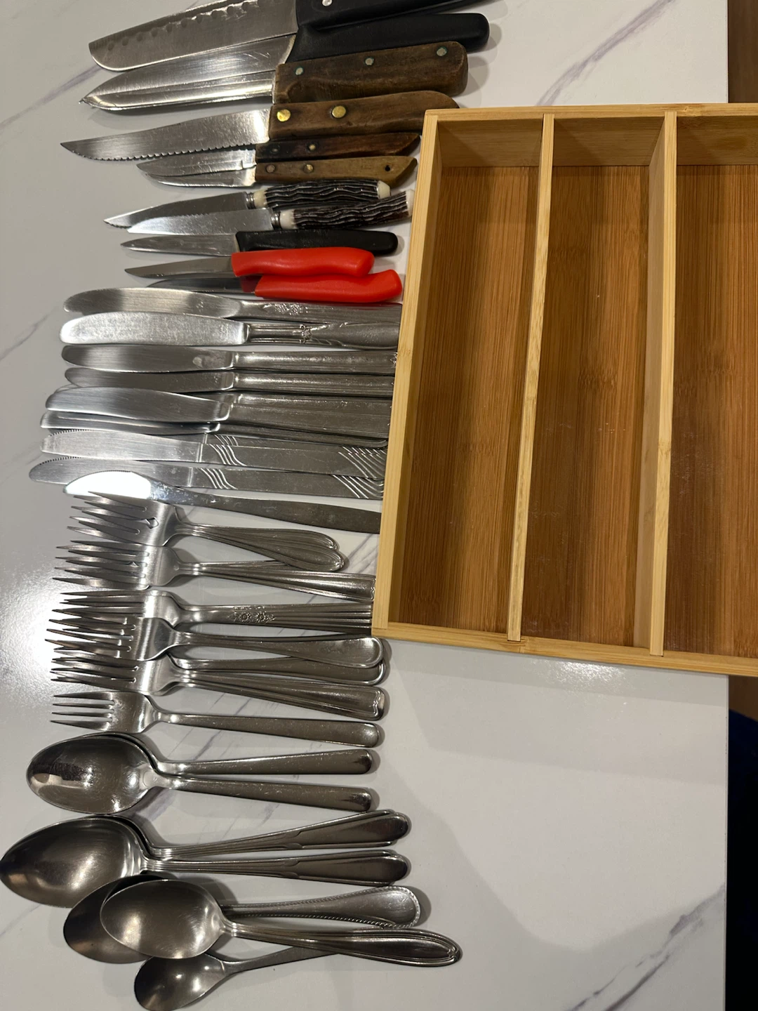 Assorted Cutlery Set with Bamboo Organizer - photo 4