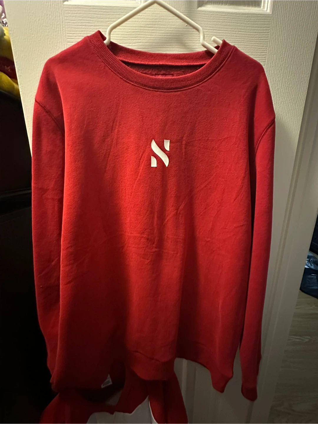 Sarah Nurse Queen Energy Only Red Crewneck Sweatshirt