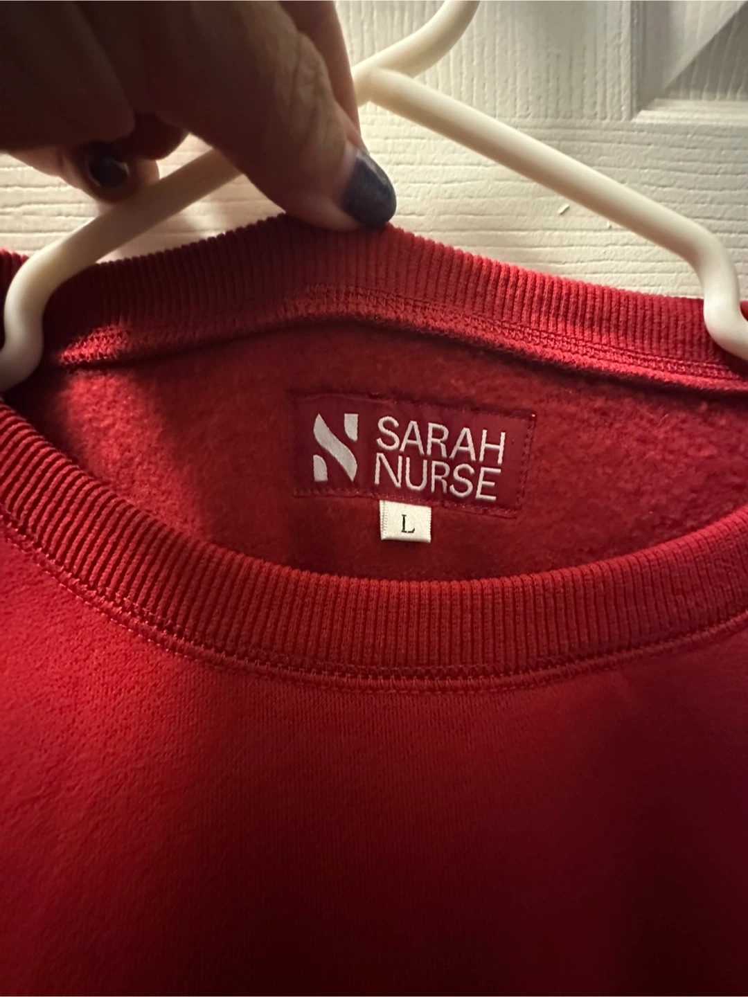 Sarah Nurse Queen Energy Only Red Crewneck Sweatshirt - photo 2