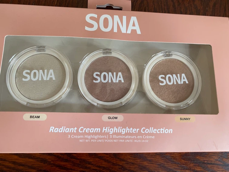 SONA Radiant Cream Highlighter Collection 3 Cream Highlighters - photo 2