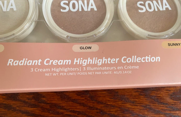 SONA Radiant Cream Highlighter Collection 3 Cream Highlighters - photo 3