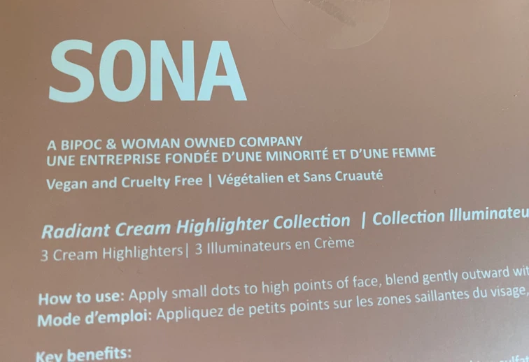 SONA Radiant Cream Highlighter Collection 3 Cream Highlighters - photo 5