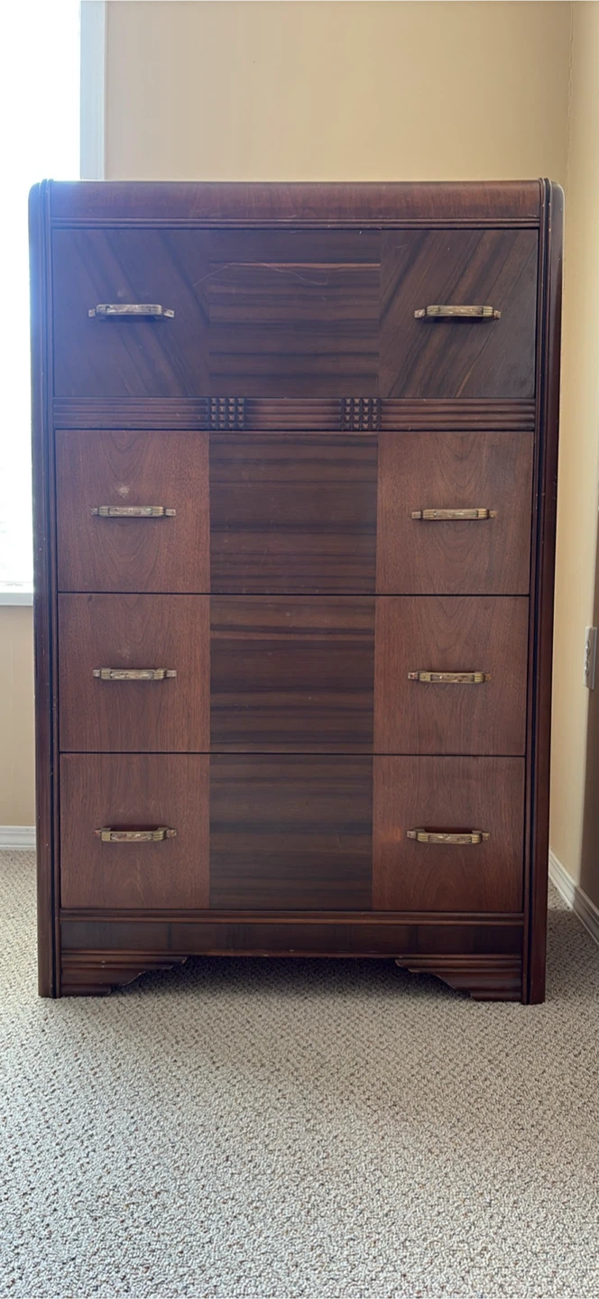 Antique 4 drawer dresser - photo 2