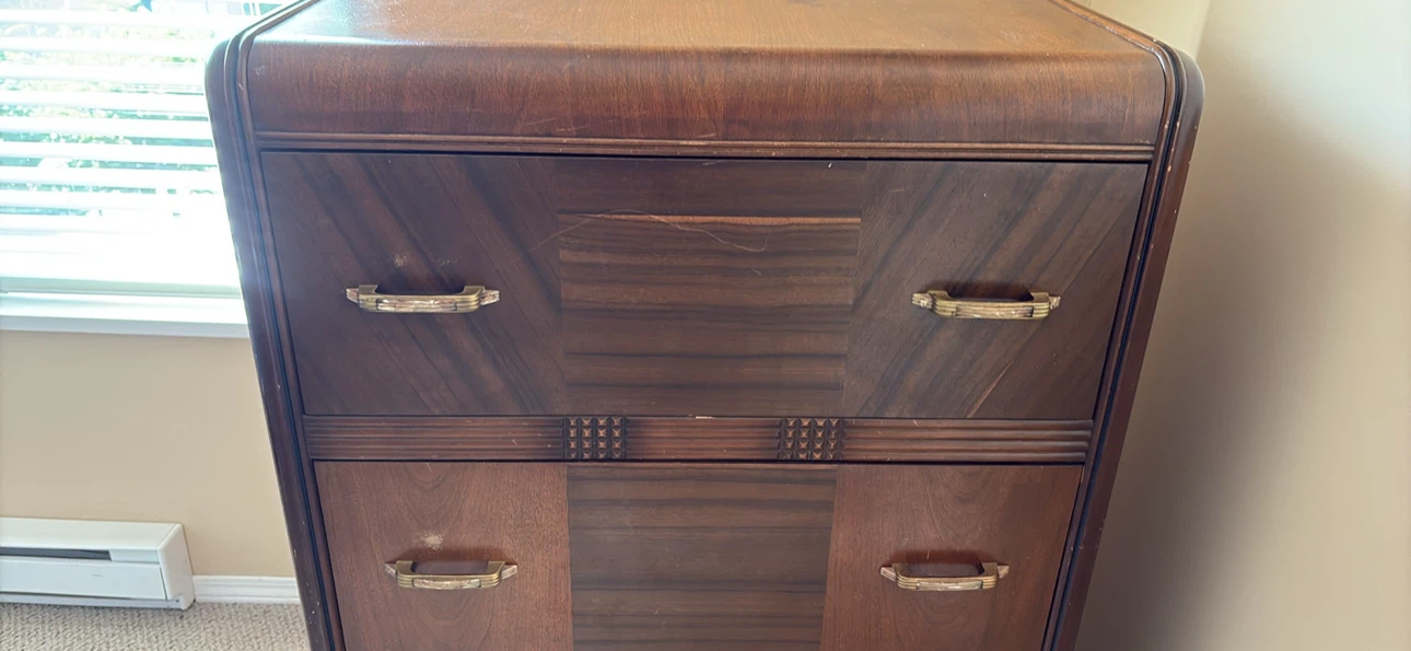 Antique 4 drawer dresser - photo 3