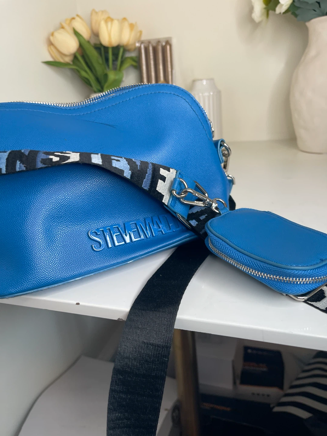 Steve Madden Blue Crossbody Bag