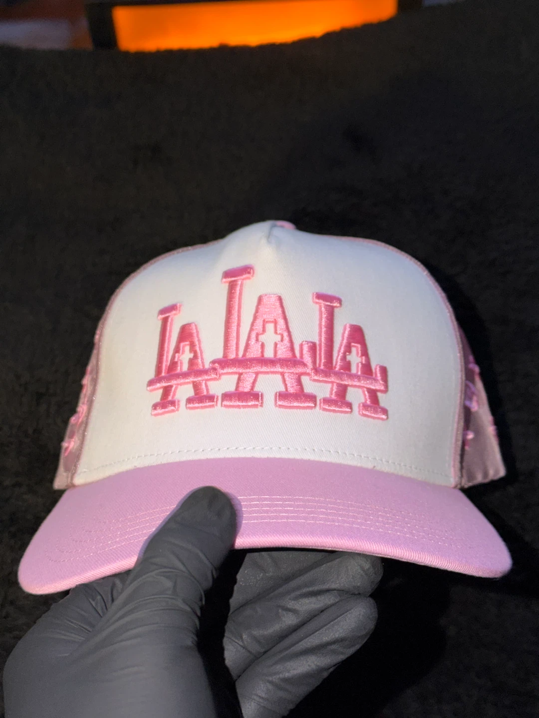 LA Pink Trucker Hat
