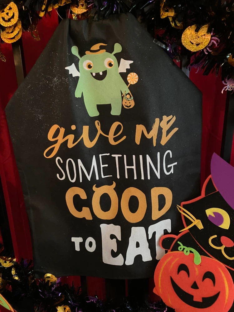Giant Halloween Wreath with Ghost, Black Cat, and Pumpkin - photo 2