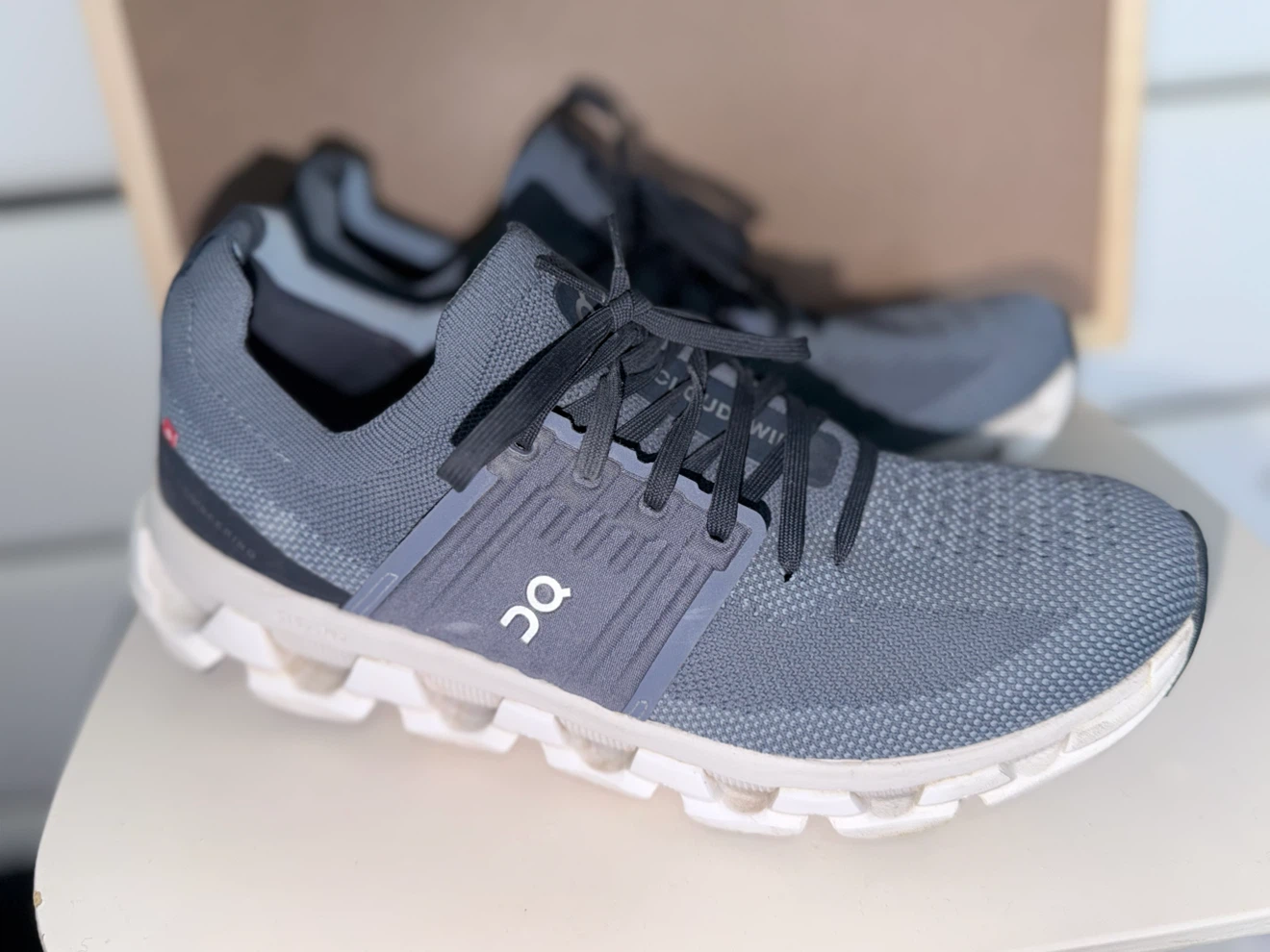 On Running Cloudswift Gray Sneakers