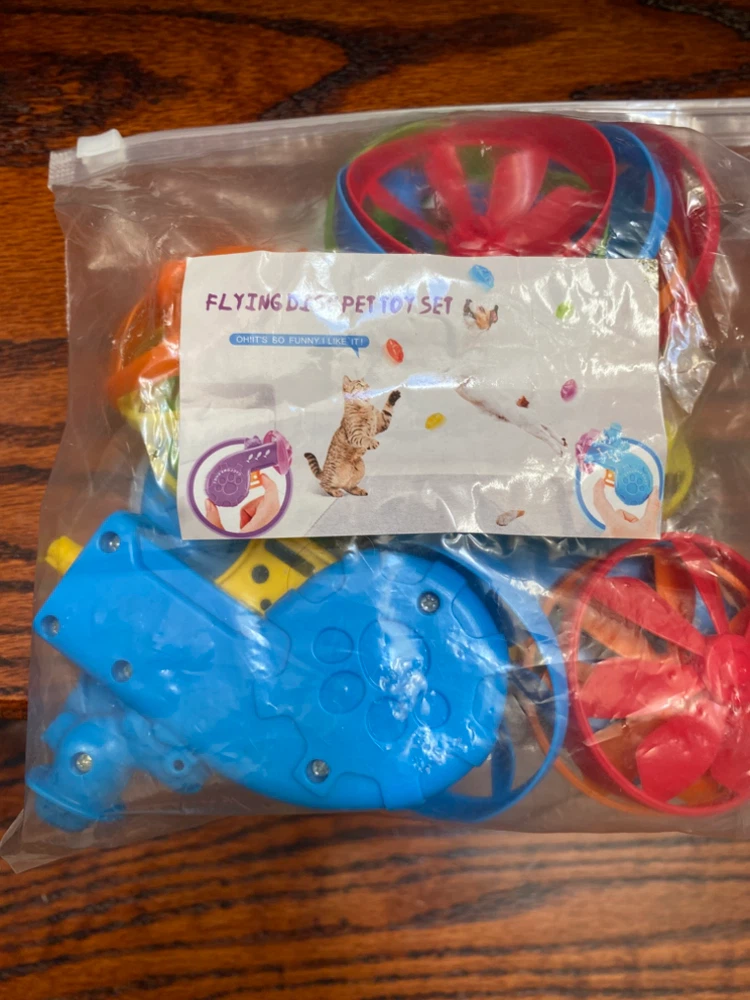 Flying Disc Pet Toy Set - photo 3